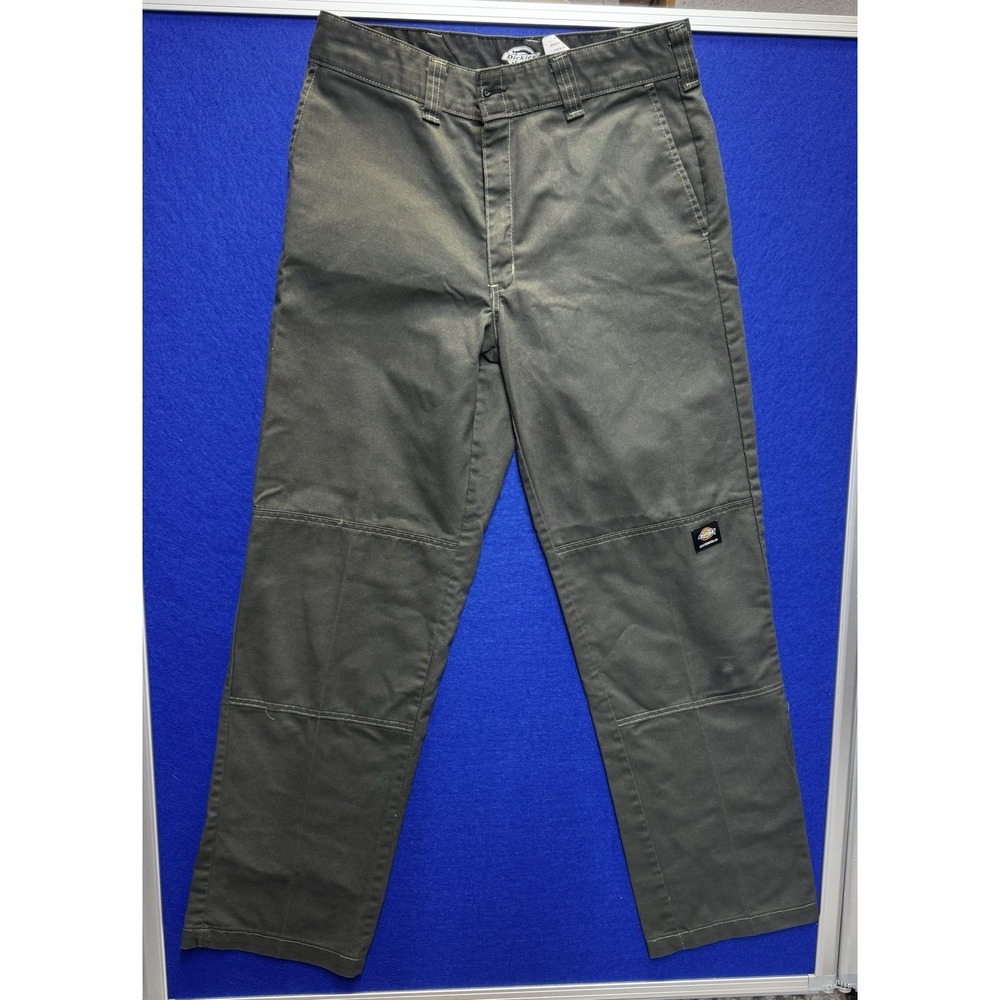 Dickies Skateboarding Flex Work Pants Olive Green Men's 34x34 Straight Leg